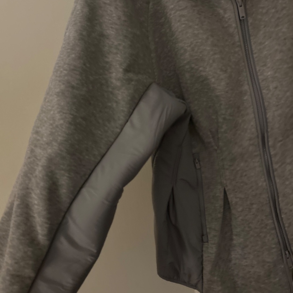 NWT Free people Gia Fleece Jacket Size XL in Grey Retail 168 - Picture 7 of 8